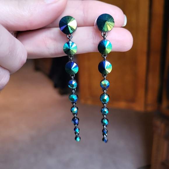 Fashion drop earrings - Picture 1 of 2